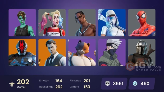 [PC/PSN/XBOX/NIN]  149 day | 202 skins | Travis Scott | Merry mint axe | Gold Brutus | Naruto Uzumaki | Subzero Cryptic | Omegarok |