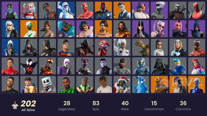 [PC/PSN/XBOX/NIN]  149 day | 202 skins | Travis Scott | Merry mint axe | Gold Brutus | Naruto Uzumaki | Subzero Cryptic | Omegarok |