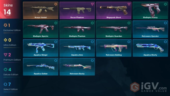 NA | 14 skins | Bronze 3 | Level 31 | Araxys Vandal | Magepunk Ghost | Recon Phantom | 1 Battlepasses Purchase | Buddies 32 | Full Details Below