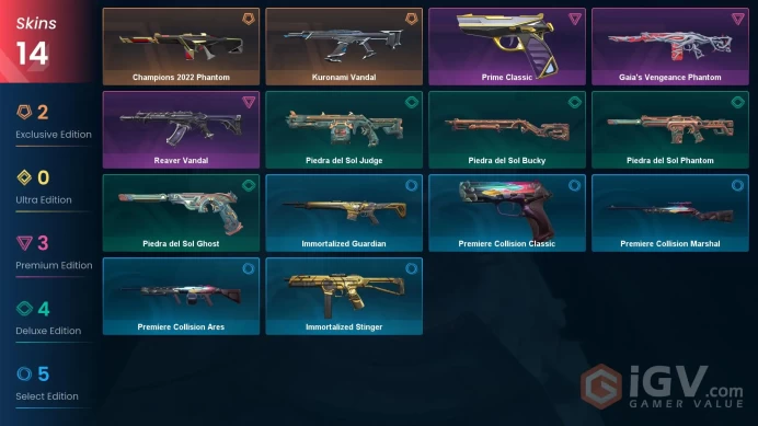 NA | 14 skins | Diamond 1 | Level 47 | Champions 2022 Phantom | Kuronami Vandal | Prime Classic | 1 Battlepasses Purchase | Full Details Below!
