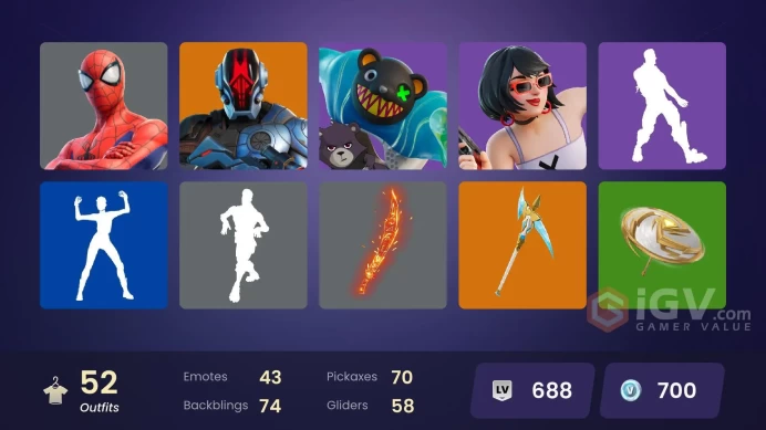 [PC/PSN/XBOX/SWITCH] 52 skins | The Origin | Omegarok | Spectra Knight | Snap | Ronin | Malik | Paradigm (Reality-659) | The Foundation |