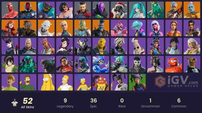 [PC/PSN/XBOX/SWITCH] 52 skins | The Origin | Omegarok | Spectra Knight | Snap | Ronin | Malik | Paradigm (Reality-659) | The Foundation |