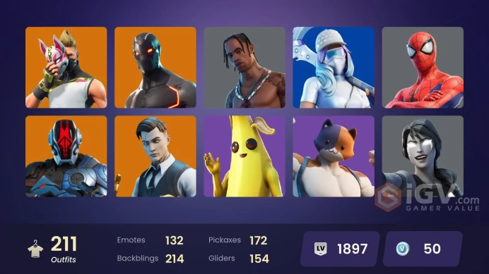 [PSN/XBOX/NIN/PC] 211 SKINS | OG STW | TRAVIS SCOTT | MAJOR GLORY | ROGUE AGENT | THE CHAMPION | NARUTO UZUMAKI | STAGE 5 | STAGE 8 |