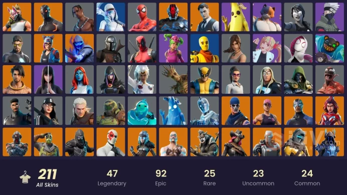 [PSN/XBOX/NIN/PC] 211 SKINS | OG STW | TRAVIS SCOTT | MAJOR GLORY | ROGUE AGENT | THE CHAMPION | NARUTO UZUMAKI | STAGE 5 | STAGE 8 |