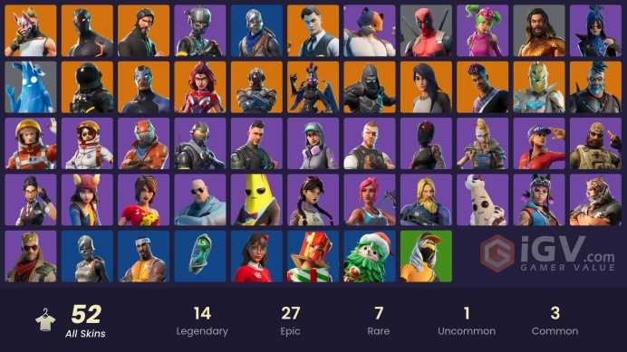 FA - PSN/XBOX/PC - 53 skins | The Reaper | Blue Squire | Royale Knight | Elite Agent | Gold Midas | Rogue Agent | The Visitor | Fade | Omega