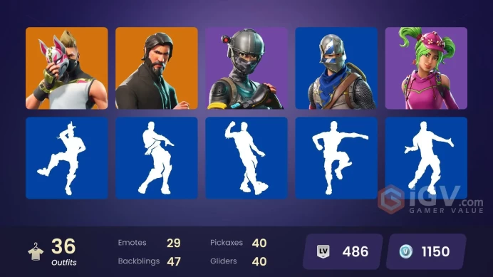 FA- PSN/XBOX/PC - 36 skins | OG STW | The Reaper | Blue Squire | Royale Knight | Elite Agent | Blue Team Leader | Rogue Agent | Drift | 1150 VB