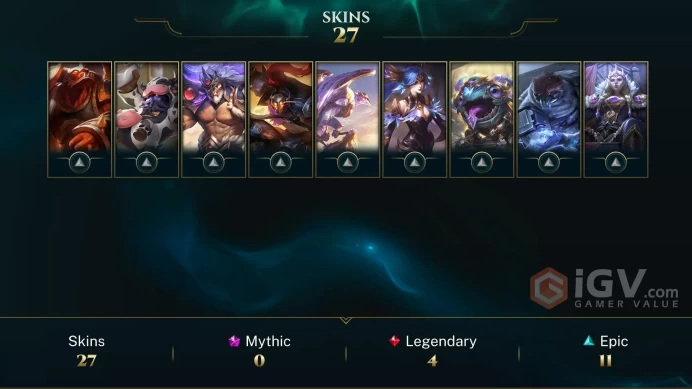 EUW -(S16) DIAMOND 4(57LP) %60WR - 84 Champ - 27 Good Skins - 1.5K BE - HONOR 4 - S11 ACC - FULL ACCES - LIFETIME WARRANTY - CHEAP