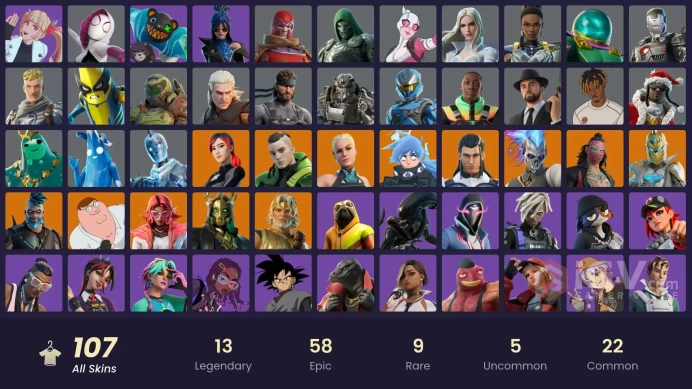 ALL 107 skins | Polarity | Valeria | Hades | Renzo the Destroyer | The Ageless | Nezumi | Twyn | Peter Griffin | Paradigm (Reality-659) | Zeus 