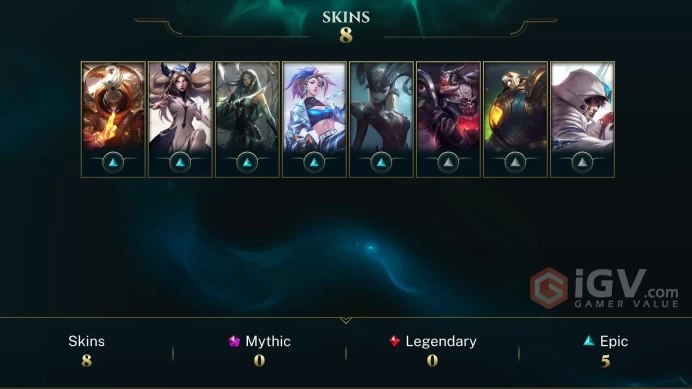 EUW HANDMADE ACCOUNT -(S16) UNRANKED - 34Champ - 8 Good Skins FULL ACCES - SAFETY - LIFETIME WARRANTY - CHEAP