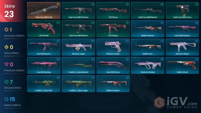 NA | 23 Skins | Platinum | Level 41 | VP 2000 | 52 Buddies| Task Force 809 Knife | 2 Battlepasses | Full Access | Full Details Below!