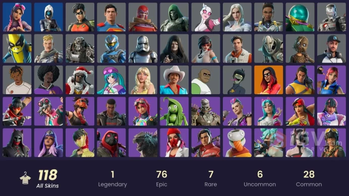 ALL PLT 118 skins | Joltara | Apprentice Evie | Poe Dameron | Emperor Palpatine | Wookiee Team Leader | General Grievous | Captain Phasma | Doom