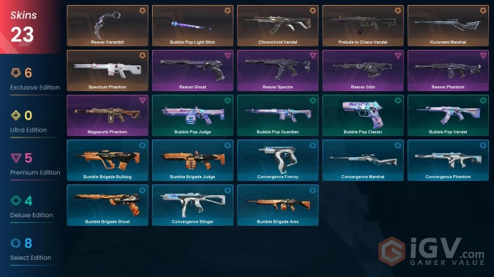 NA | 23 Skins | Platinum | 1 Battle passes | Reaver Bundle | Prelude to Chaos Vandal | Kuronami Marshal | Full Access | Full Details Below!