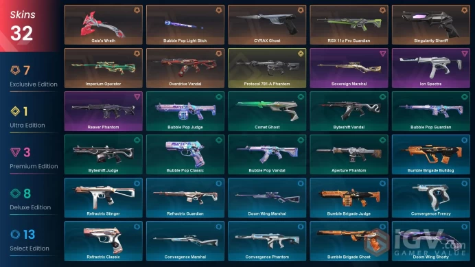 NA | 32 Skins | Platinum | VP Value 25500 | Gaia's Wrath | Overdrive Vandal | Singularity Sheriff | Level 50 | 2 Battlepasses | 