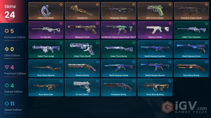 NA | 24 Skins | Silver 3 | Level 69 | Celestial Fan | Ion Operator | Singularity Phantom | Neptune Vandal | Battlepasses 1 | Full Details Below!