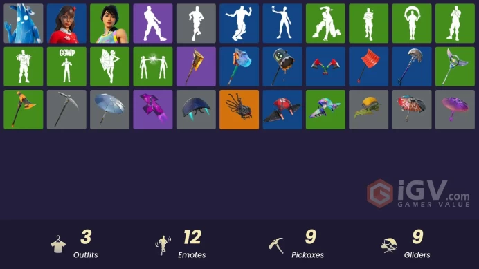 [PSN/XBOX/PC] 100 VB | 3 skins | Polar Peely | Krisabelle | Rainbow Racer | Datafiber Chargepack | Ancestral Bloom | Lil' Black Heart | Bobo