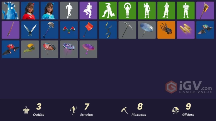[PSN/XBOX/PC] 700 VB | 3 skins | Polar Peely | Krisabelle | Blizzabelle | Lil' Black Heart | Beachcomber | 8-Ball Janky | Fishstick Janky