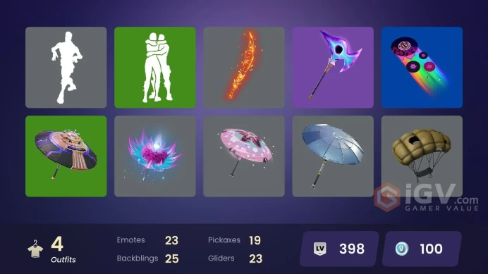 [PSN/XBOX/PC] 100 VB | 4 skins | Polar Peely | Krisabelle | Winterfest Bushranger | Holiday Boxy | Nemesis Box | Lunar Hyperjet