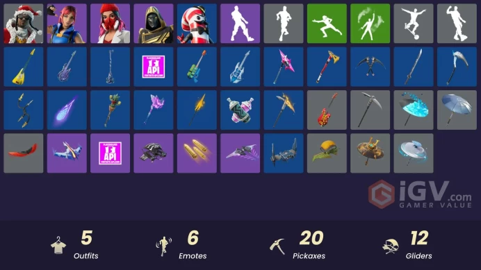 [PSN/XBOX/PC] 300 VB | 5 skins | Santa Dogg | Blitz Knight | Explorer Emilie | Yulejacket | Mr. Dappermint | That's Cold Jac!