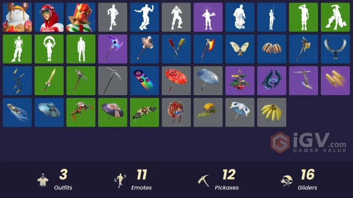 [PSN/XBOX/PC] 400 VB | 3 skins | Sled Ready Guff | Arctic Adeline | Holiday Boxy | Nemesis Box | Spectra Protector | Beachcomber | Lunarios