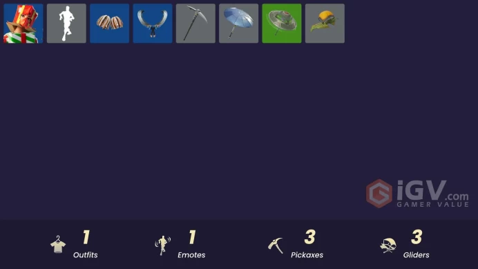 [PSN/XBOX/PC] 1 skins | Holiday Boxy | Glorious Giftblade | Premiere Poms | Secret Scimitars | Rebel Brella | The Umbrella | Banner Icon
