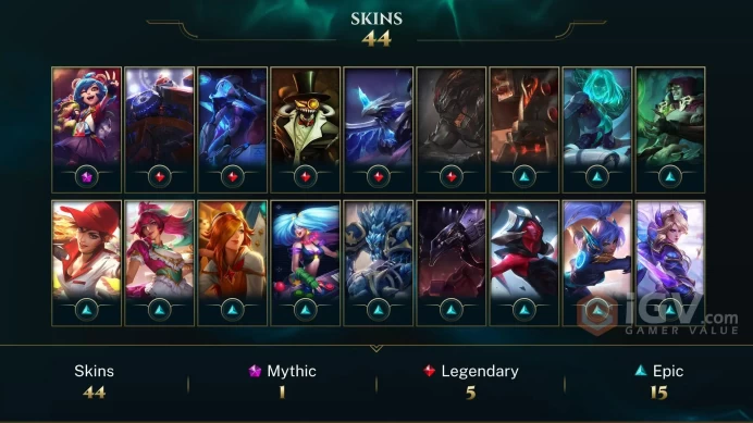 EUW HANDMADE ACCOUNT -(S16) UNRANKED - 128 Champ - 44 Good Skins FULL ACCES - SAFETY - LIFETIME WARRANTY - CHEAP