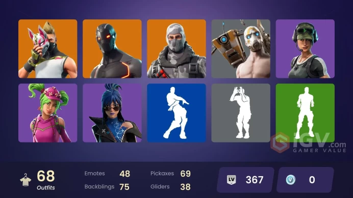 [PC/XBOX/PSN/SWITCH] 68 skins | Vivi Chroma | Rogue Agent | Subzero Cryptic | Explorer Emilie | Lina Scorch | Trailblazer | Sub Commander |