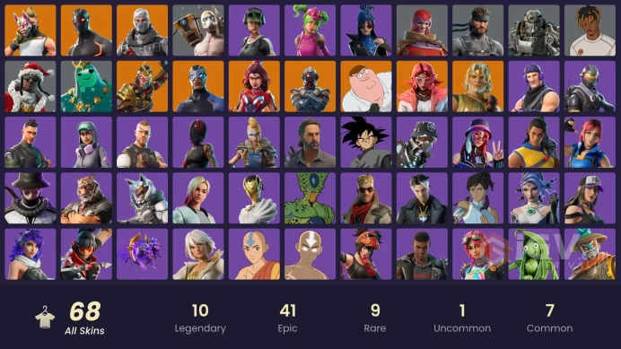 [PC/XBOX/PSN/SWITCH] 68 skins | Vivi Chroma | Rogue Agent | Subzero Cryptic | Explorer Emilie | Lina Scorch | Trailblazer | Sub Commander |