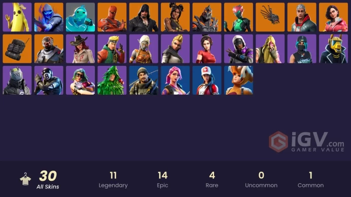 [PC/XBOX/PSN/SWITCH] 30 skins | STAGE 8 | STAGE 5 | UPGRADE WITH HELMET | DARK | GOLD | The Scientist | Fusion | Catalyst | Ruin | 2300 VB