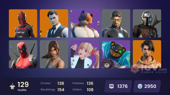 [ALL] 129 skins | OG STW | Master Chief | Gold Midas | Fixer | Point Patroller | Sultura | Vivi Chroma | Cloud Striker | Magnus | Fade | 2950 VB