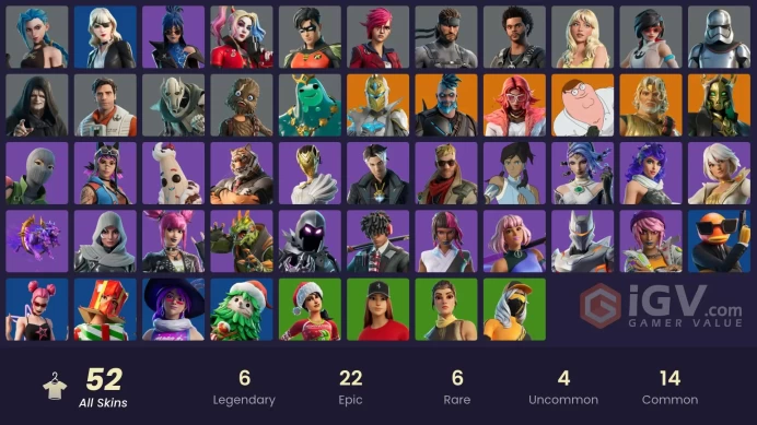[PC] 110 skins | Og STW | Black Knight | Sparkle Specialist | The Reaper | Blue Squire | Royale Knight | Take The L |	y684