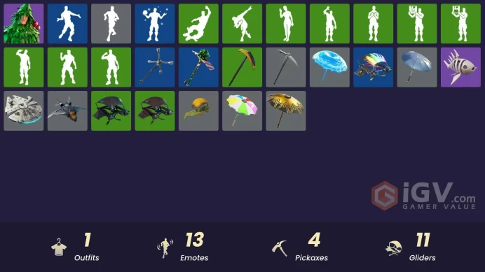 [PSN/XBOX/PC] 1 skins | Lt. Evergreen | Arroyo Pack | The Sith | Back Board | Neon Wings | Uplink | Fabled Cape | Re-gifter | 2020 Kickflip