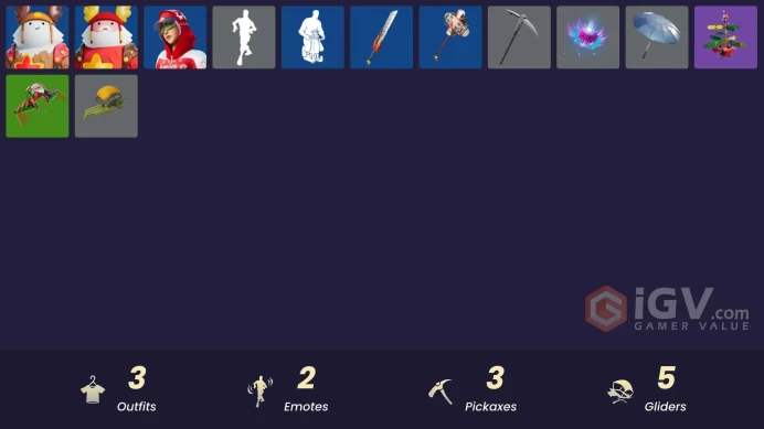 [PSN/XBOX/PC] 3 skins | Sled Ready Guff | Arctic Adeline | Guff Gringle | Fa-la-la-Llama | Twin Crossfire | Ice-Blasted Snow Crunchem