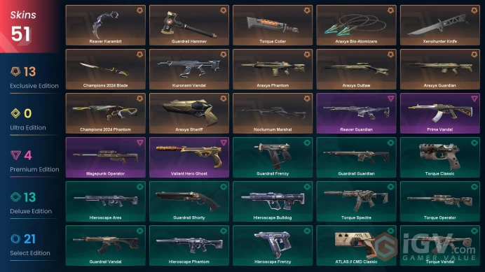EU | Champions 2024 Bundle, Araxys 2.0 Bundle, Reaver Karambit, Xenohunter Knife, Kuronami Vandal, Prime Vandal, Valiant Hero Ghost |Full Access