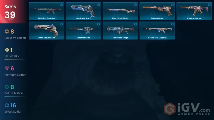 NA | Skins 39 | Diamond | Level 157 | Evori Dreamwings Vandal | Neptun Bundle | Arcane Vandal | 2 Battlepasses | 