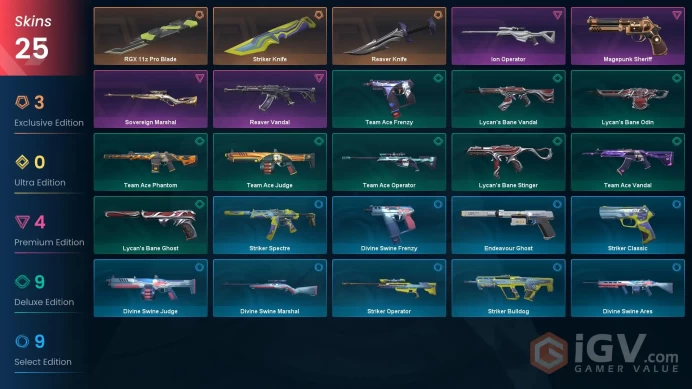 NA | 26 Skins | Diamond 3 | Level 50 | RGX 11z Pro Blade | Ion Operator | 1 Battlepasses Purchase | Full Access | Full Details Below!