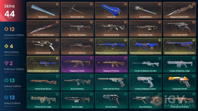 NA | 44 Skins | 3 Battlepasses | Radiant Entertainment Bundle | Kohaku & Matsuba Bundle | Neo Frontier Bundle | Level 83 | Full Details Below!