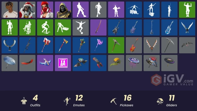 [PSN/XBOX/PC] 4 skins | Santa Dogg | Slayer Juice WRLD | Blitz Knight | Yulejacket | Gwenpool's Katanas | Pink Plushie | 200 VB