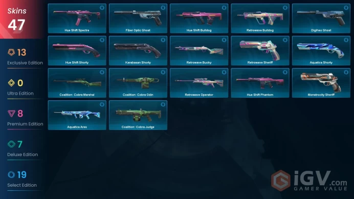 NA | 47 Skins | Primordium Bundle | Champions 2023 Vandal | Sovereign Bundle | Level 152 | 2 Battlepasses | Full Access | Full Details Below!