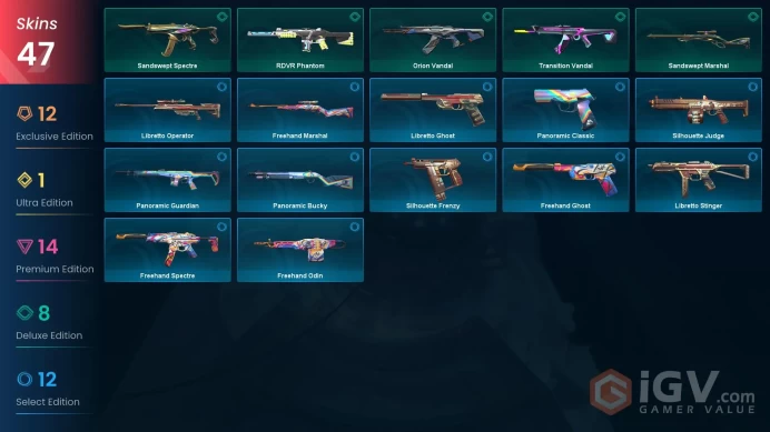 NA | 47 Skins | Ascendant |  Battlepasses 2 | Imperium Bundle | Valiant Hero Bundle | Gaia's Bundle | Full Access | Full Details Below!