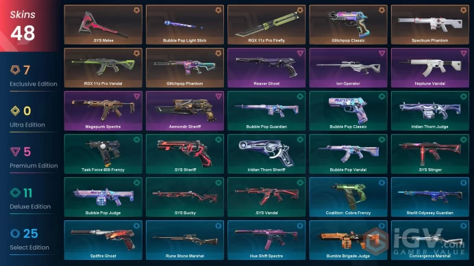NA | 48 Skins | Ascendant 2 | Spectrum Phantom | RGX 11z Pro Firefly | Glitchpop Phantom | 4 Battlepasses | Full Access | Full Details Below