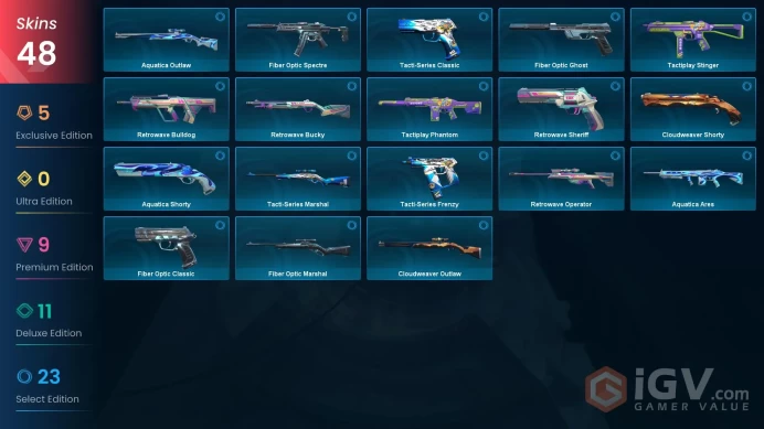 NA | 48 Skins | Diamond | Level 59 | VP Value 26875 | Xenohunter Knife | Primordium Phantom | Primordium Vandal | Full Access | Full Details
