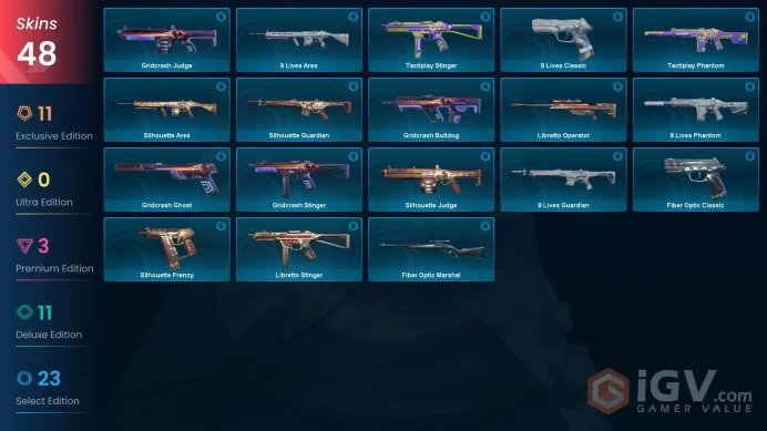 NA | 48 Skins | Gold | Level 79 | Oni Vandal | Araxys Bundle | Kuronami Bundle | 3 Battlepasses | Full Access | Full Details Below!