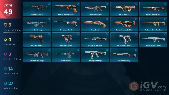 NA | 49 Skins | Level 65 | VCT x TL Classic | Neo Frontier Sheriff | Glitchpop Vandal | 4 Battlepasses  |&nbsp;Full Access | Full Details Below