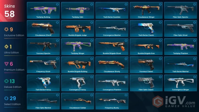 NA | 58 Skins | Yoru's Stylish Butterfly Comb | Protocol 781-A Bulldog | Champions 2024 Phantom | 4 Battlepasses | Full Access | Full Details 