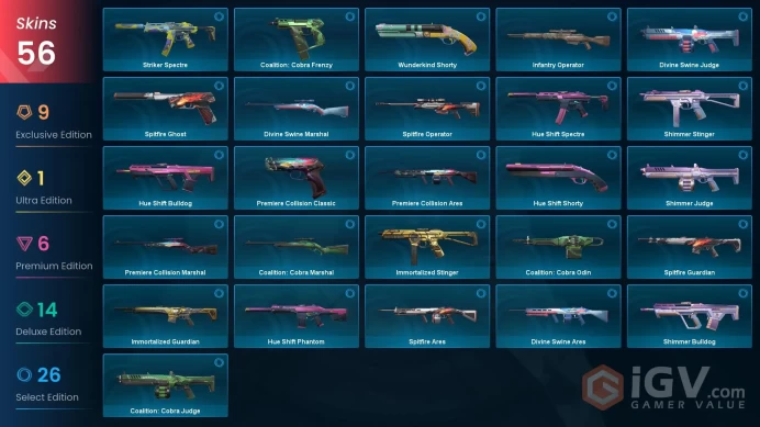 NA | 56 Skins | Ascendant 1 | Champions 2022 Phantom | Protocol 781-A Phantom | 4 Battle passes | Full Access | Full Details Below!