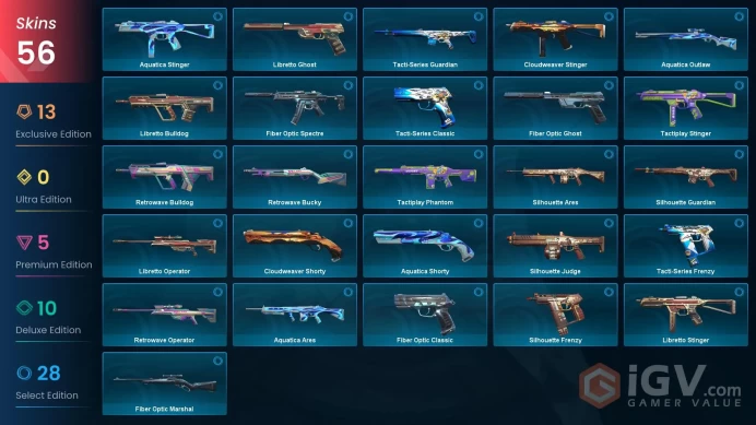NA | 56 Skins | Gold | Level 53 | Kuronami no Yaiba | Magepunk Sparkswitch | 4 Battlepass | Full Access | Full Details Below! 