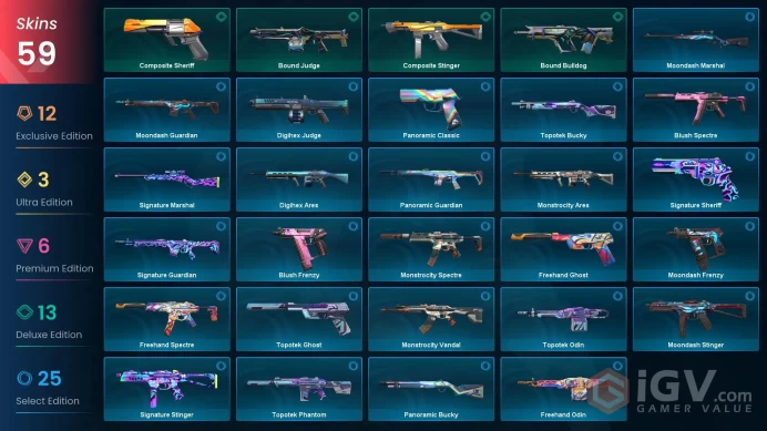 NA | 59 skins | Imperium Bundles | Level 54 | Imperium Bundle | Reaver Karambit | Protocol 781-A Spectre | 4 Battlepasses | Full Details Below