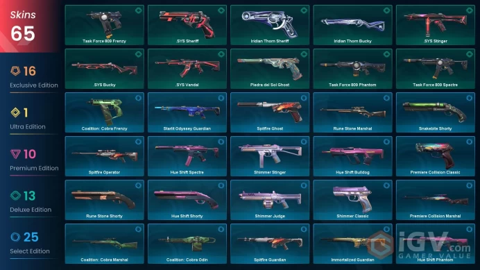 NA | 65 Skins | Silver | Champions 2022 Bundle | RGX 11z Pro Bundle | Protocol 781-A Sheriff | Battlepasses 4 | Full Access | Full Details Below