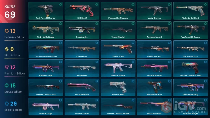 NA | 69 Skins | VCT Misericórdia | Champions 2022 Bundle | Ion Bundle | Reaver Bundle | 5 Battlepasses | Full Access | Full Details Below!