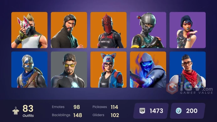 [ALL PLATFORMS]-83 Skin-OG STW-Sparkle Specialist-Elite Agent-The Reaper-Blue Squire-Royale Knight-AC/DC-Floss-Take The L-FULL ACCESS-